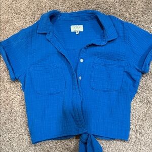 Thread & Supply Blue Button Down Shirt